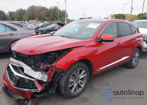2021 Acura Rdx Technology z USA, uszkodzony, nr VIN 5J8TC2H57ML027332